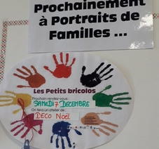 Atelier petit bricolos à Portraits de Familles Saint denis de Pile